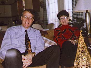 Mart and Nancy sitting